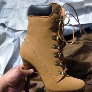 Daylene Stiletto Hiker Bootie